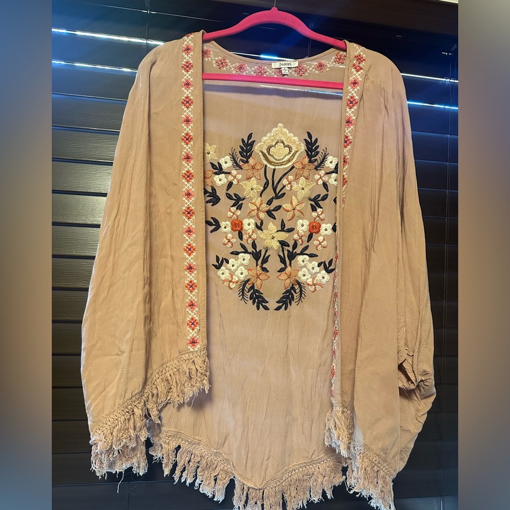 Bohemian Embroidery Kimono